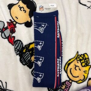 NFL New England patriots Blue and White Casual Socks NEW